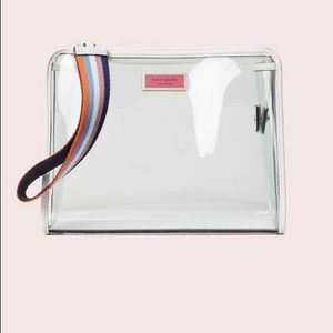 Kate Spade Sam See Thru Medium Cosmetic Bag